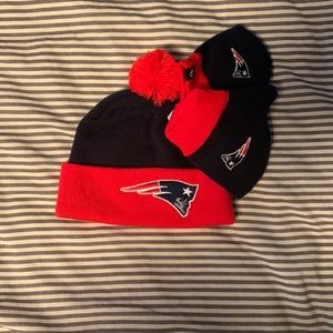 Baby winter hat and gloves
